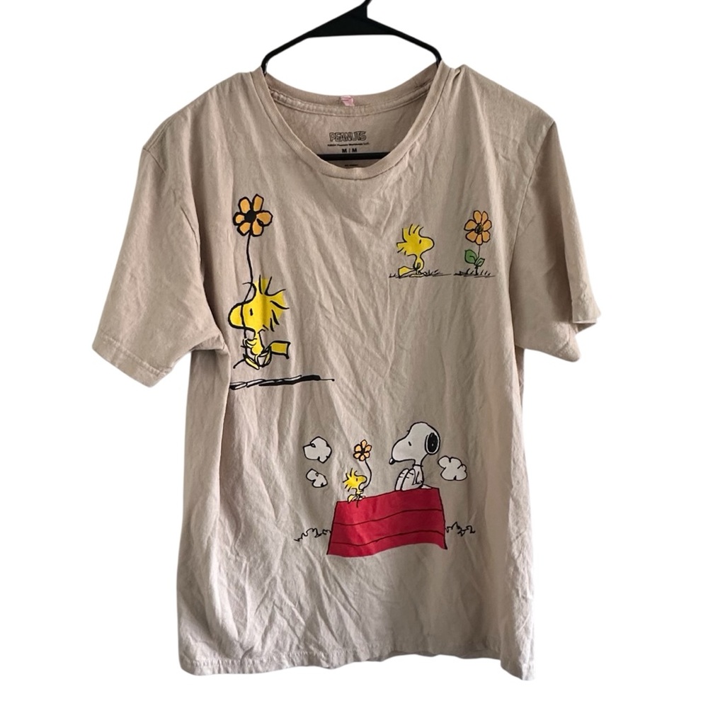 tan peanuts t-shirt